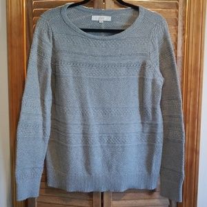 Loft Long Sleeve Grey Sweater